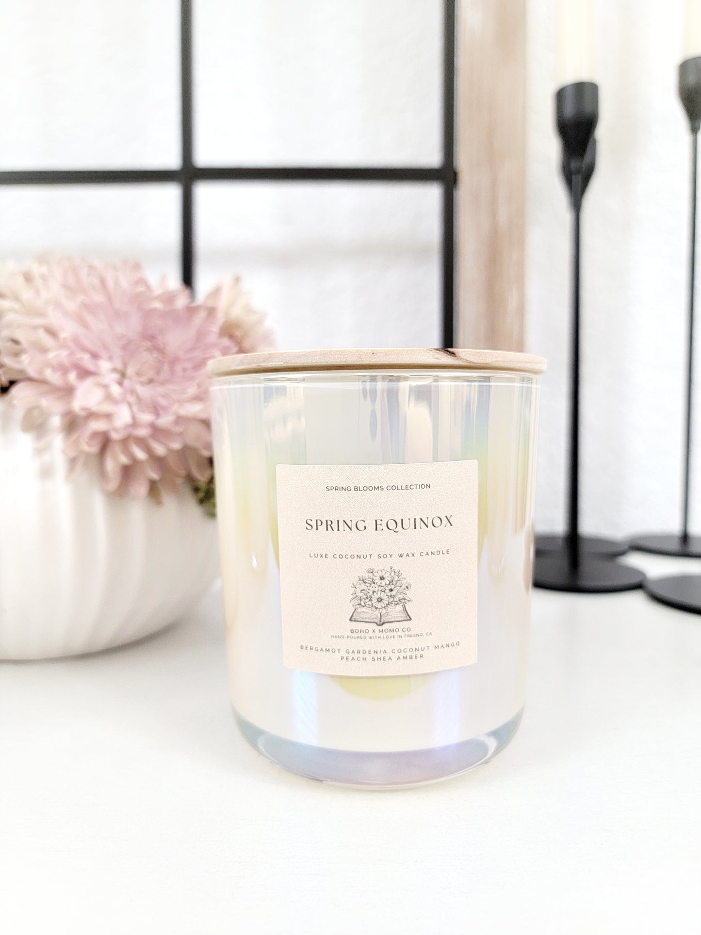 Luxury Coconut Soy Wax Candle - Spring Equinox