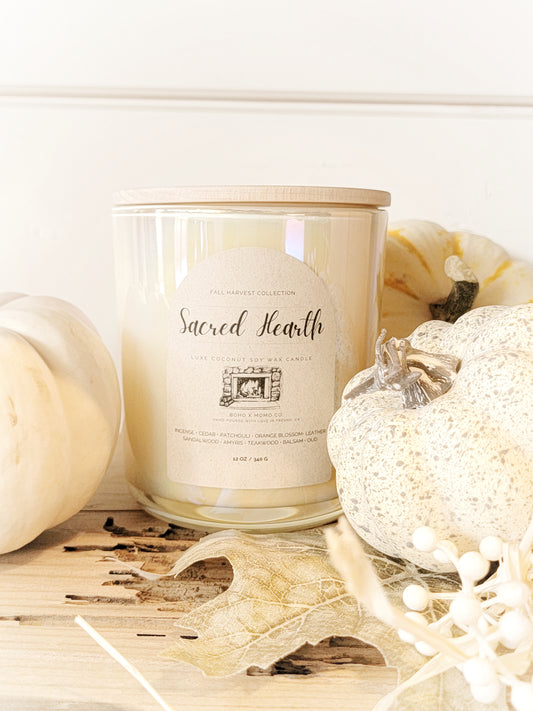 Luxury Coconut Soy Candle - Sacred Hearth