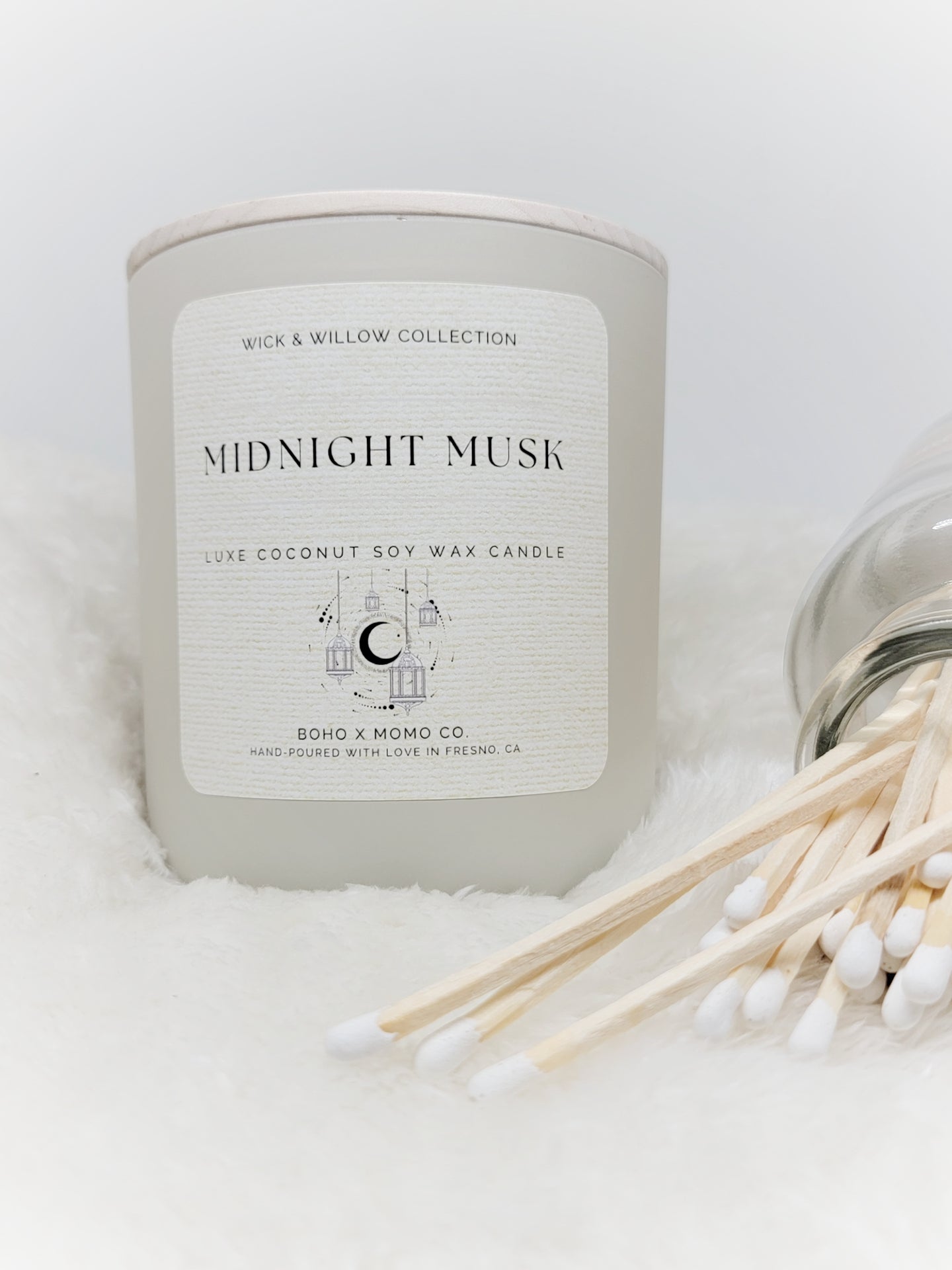 Luxury Coconut Soy Wax Candle - Midnight Muse