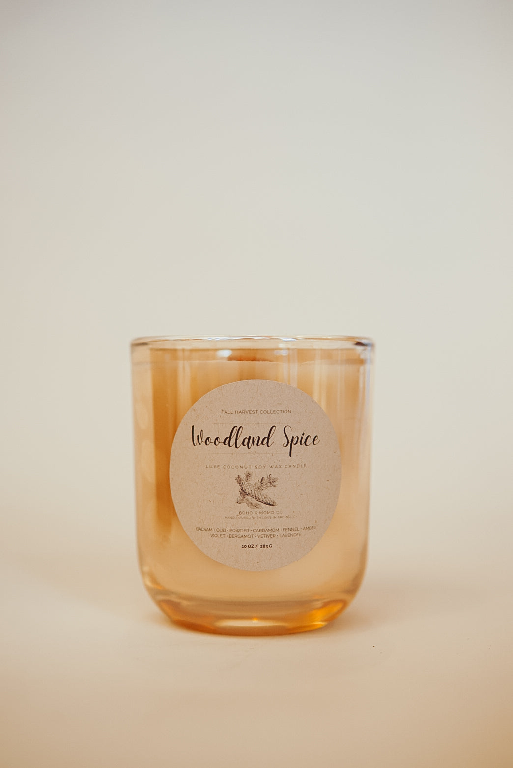 Luxury Coconut Soy Candle - Woodland Spice