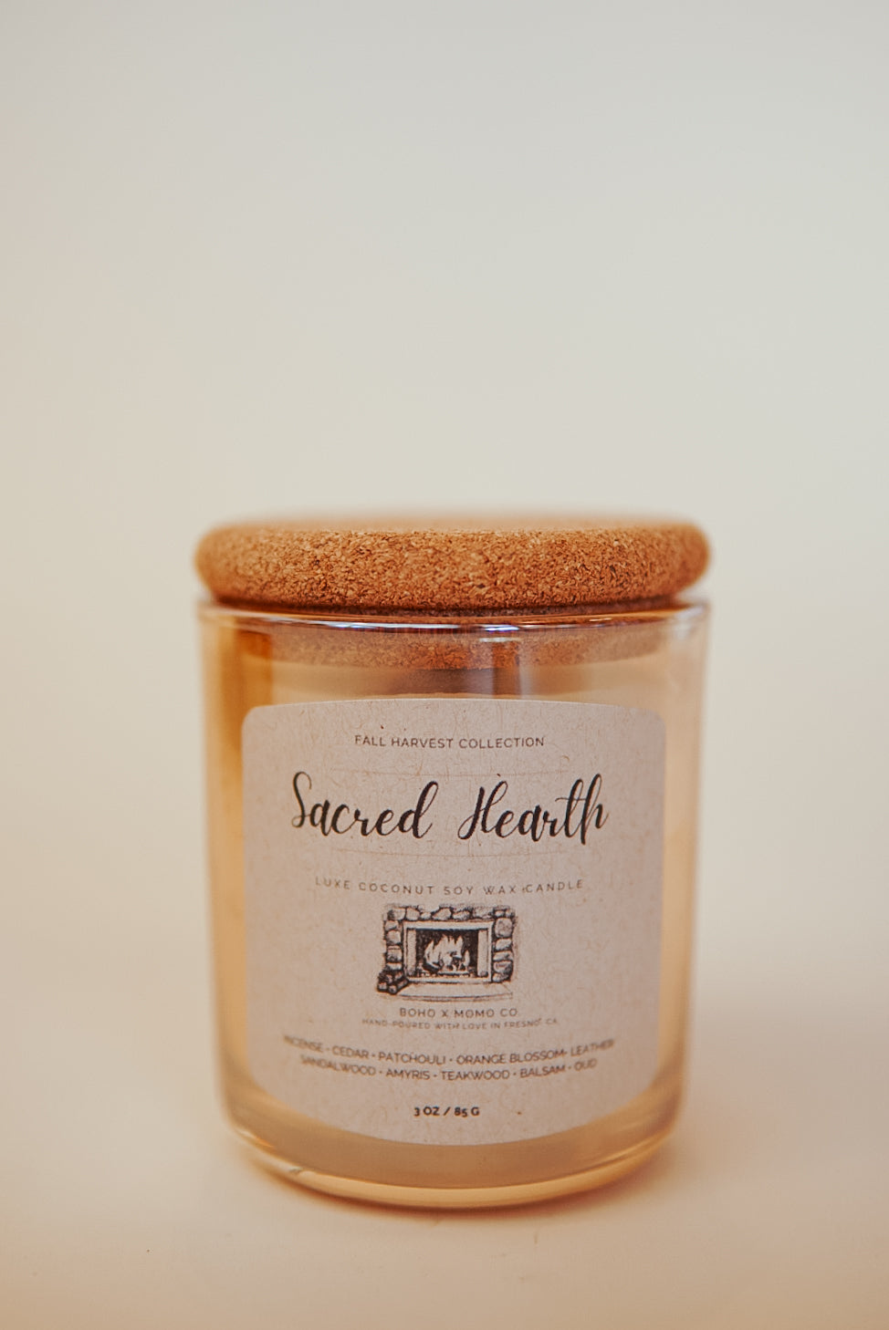 Luxury Coconut Soy Candle - Sacred Hearth