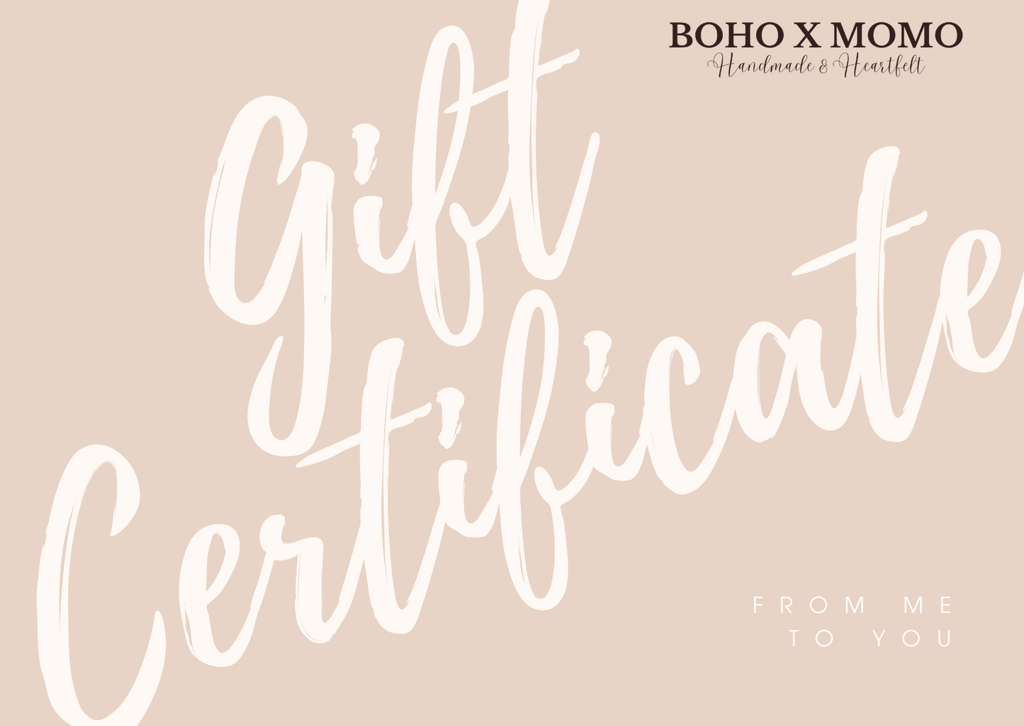 Boho x Momo Gift Card