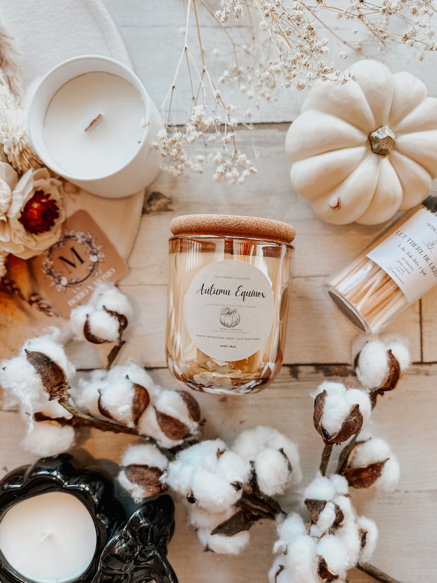 Luxury Coconut Soy Candle - Autumn Equinox