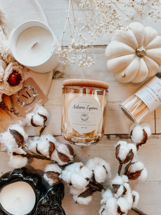 Luxury Coconut Soy Candle - Autumn Equinox