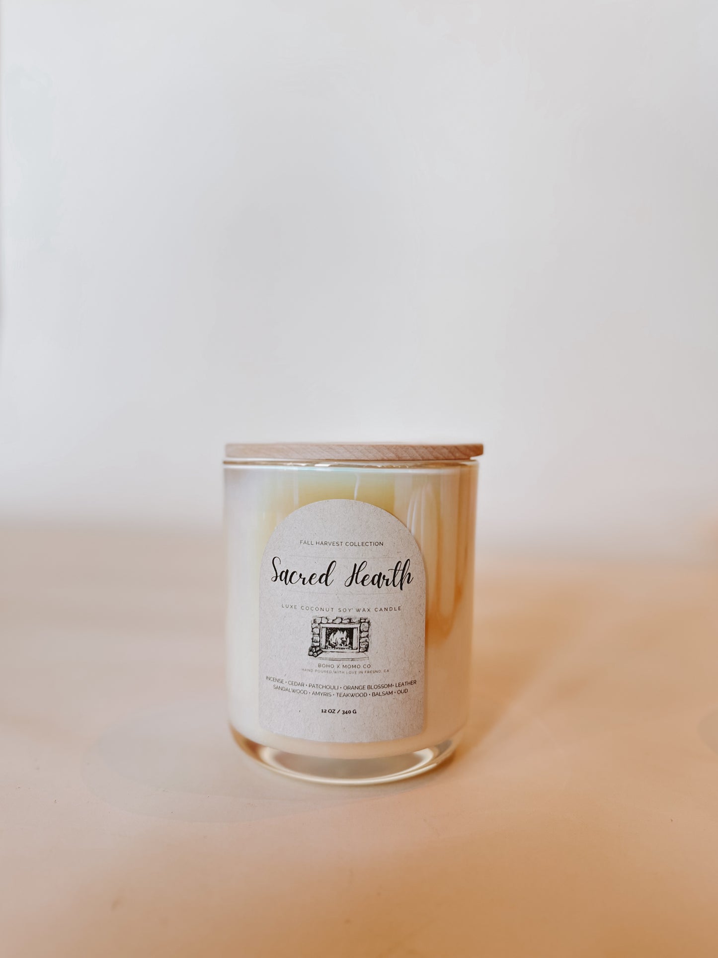 Luxury Coconut Soy Candle - Sacred Hearth