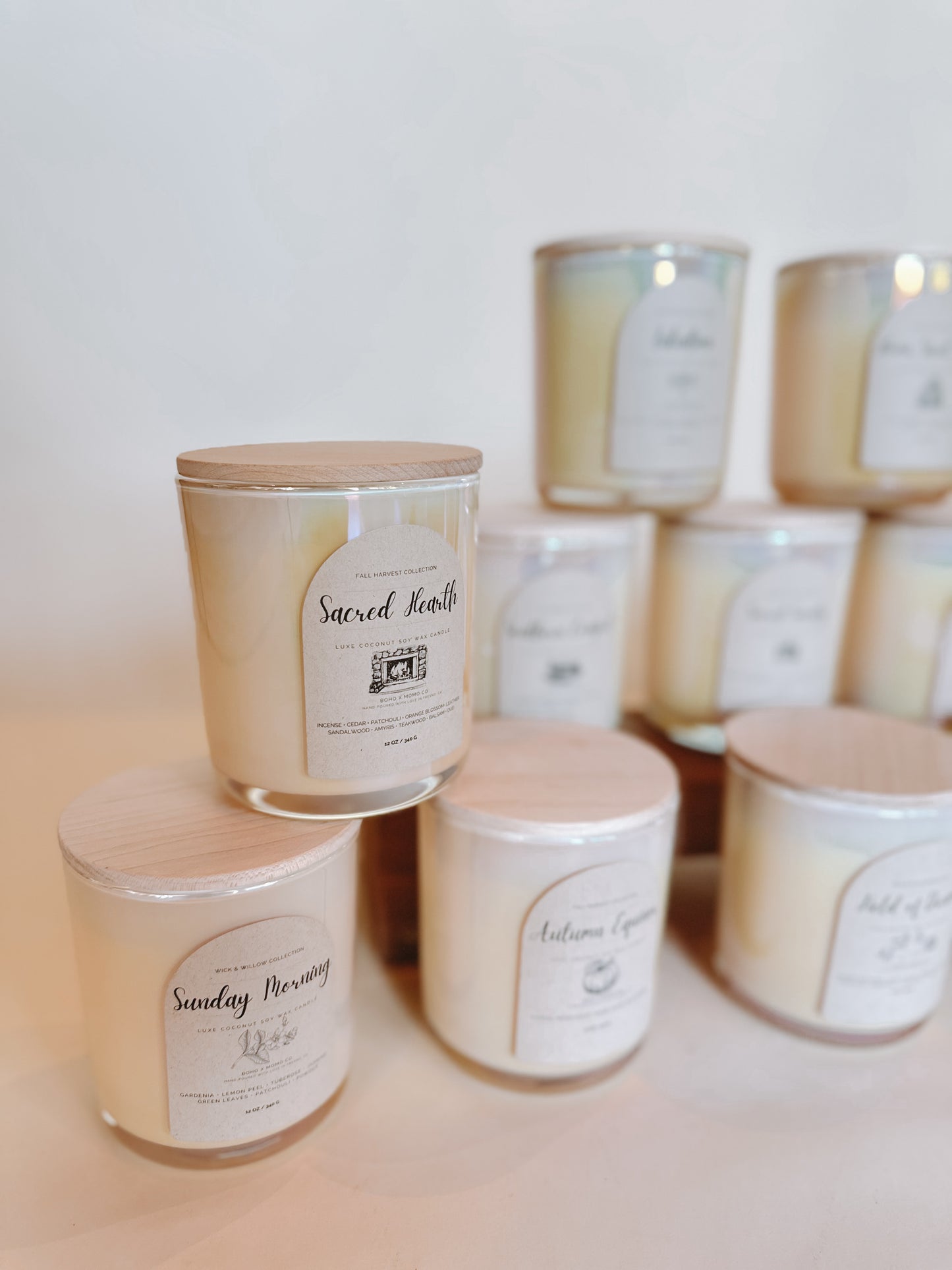 Luxury Coconut Soy Candle - Sweater Weather