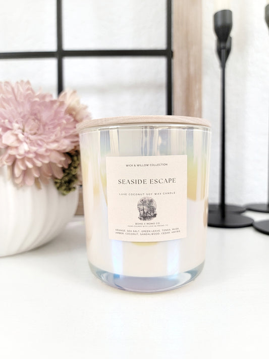 Luxury Coconut Soy Candle - Seaside Escape